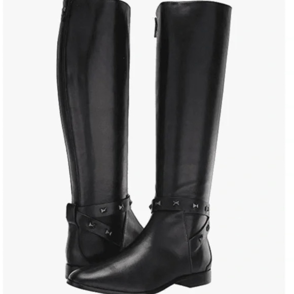 Ted Baker Shoes - NEW Ted Baker London Plannia Women's Knee High Boots Black Leather / Size 37